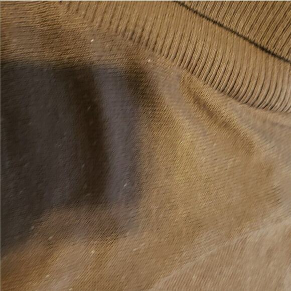 BCX Juniors Large Brown Short Sleeve V-neck Knit Shirt - Picture 3 of 10